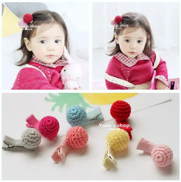 cotton lollipop hair clip