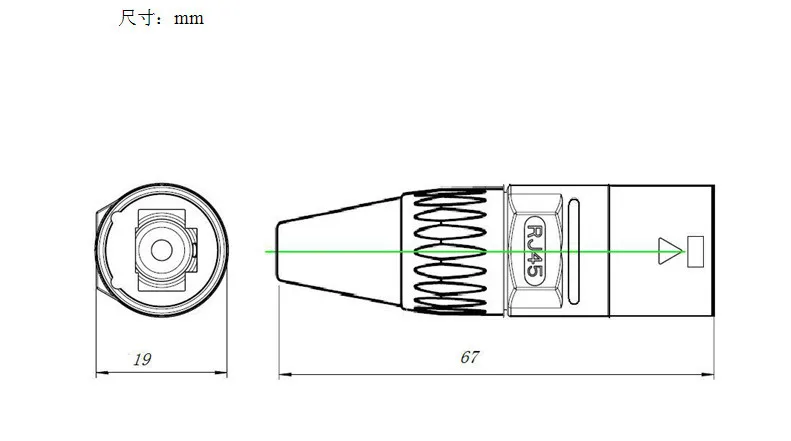 RJ45 водонепроницаемый разъем розетки, RJ45 гнездовые разъемы, Ethernet разъем, IP65, Панель Крепления RJ45 разъем