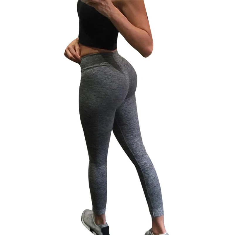 Sexy Shaping Hip Yoga Pants Women Fitness Tights Workout Gym Running Bottom Slim Low Waist Sports Leggings Training #FS#4JU17 (17)