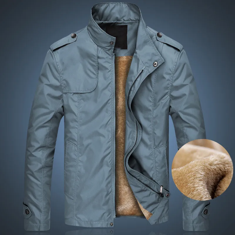DIMUSI зимняя мужская куртка-бомбер, мужская повседневная однотонная приталенная деловая куртка, Мужская Флисовая Толстая теплая ветровка, куртки 4XL, TA249