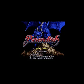 

Brandish NTSC Version 16 Bit 46 Pin Big Gray Game Card For USA Game Players