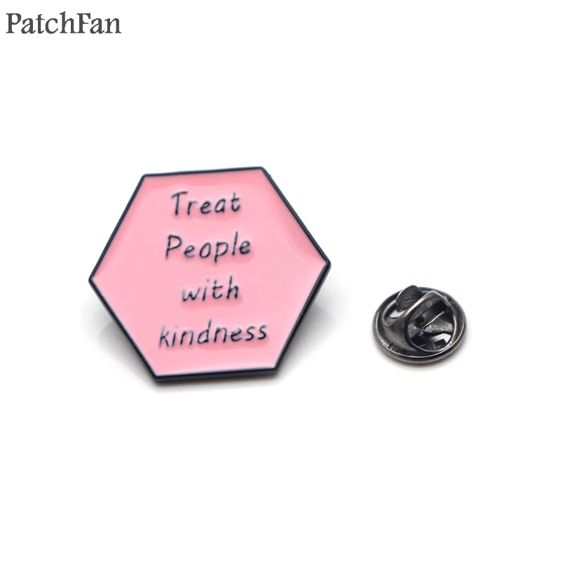

Patchfan feminist funny letter Zinc pins para backpack pride clothes metal for bag shirt hat badges brooches for men women A1533