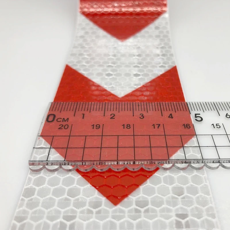 50mm width Shining Reflective Warning Self-Adhesive Stikcer with Color Arrow Printing for Car