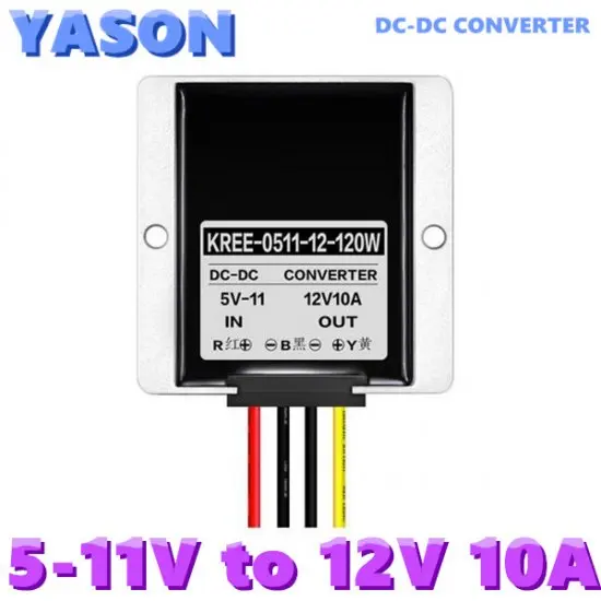 

DC-DC converter DC(5-11V) to DC12V 10A 120W