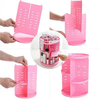 

Cosmetic Storage Box Desktop Plastic Makeup Organizer Box Large Storage Container Home Office Sundries Jewelry For Girls