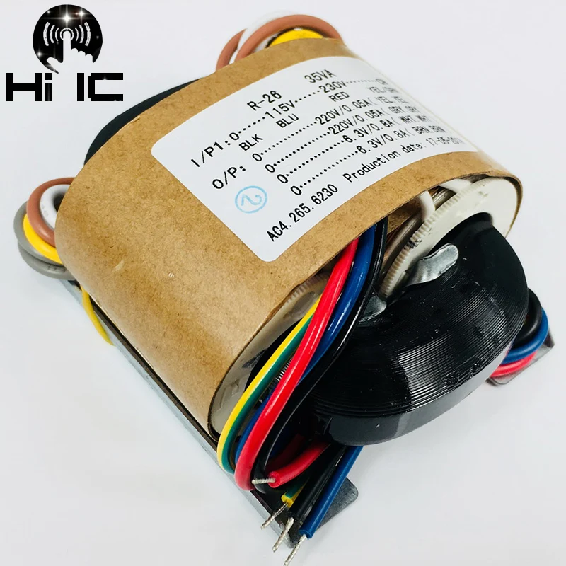 

115V- 230V 30W 35W 50W R-Core Transformer Dual output for Tube Amplifier Preamps AMP Decoder DAC CD Player