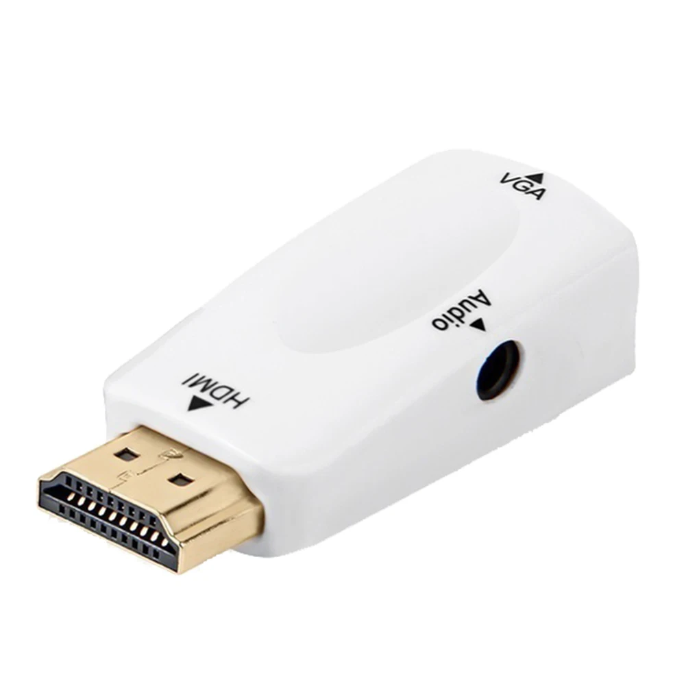 1080P HDMI папа к VGA Женский адаптер видео конвертер с аудио выходом N3|Кабели HDMI| |