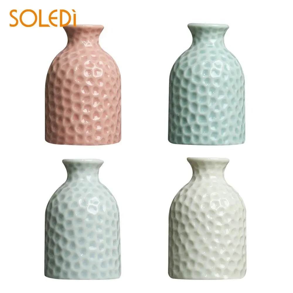 

Vase Wedding 7.5*5*5cm Creative Flower Pot Flower Arrangement Desk Ceramic Office Decoration Home Ornament 7.5*5*5cm
