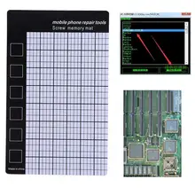 1pc磁気ネジマットメモリチャート作業パッド携帯電話の修復ツール 145 × 90 ミリメートルハンドツール卸売価格E5M1