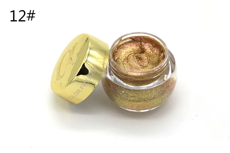 Love Alpha Single Color Eye Shadow Gel Eyes Makeup Glitter Nude Eyeshadow 16 Color EyeShadow Palette Shining Bright Brand Makeup (15)