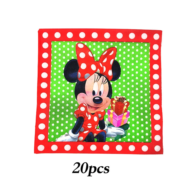 stuks wegwerp servetten Minnie Mouse party decoraties baby shower feestartikelen Minnie Mouse thema papier servetten|Wegwerpfeestservies| - AliExpress