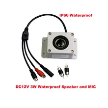 Наружный динамик, двухсторонний микрофон, защита, камера безопасности, видеонаблюдение, домашний водонепроницаемый, переговорные, портативные аксессуары