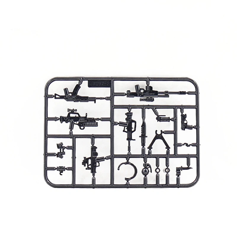 

Single sale MPJ137 Locking Military army SWAT Weapons Set Rifle Sniper Rifle bombs Machine gun Model Blocks Kid Toy Gift Locking