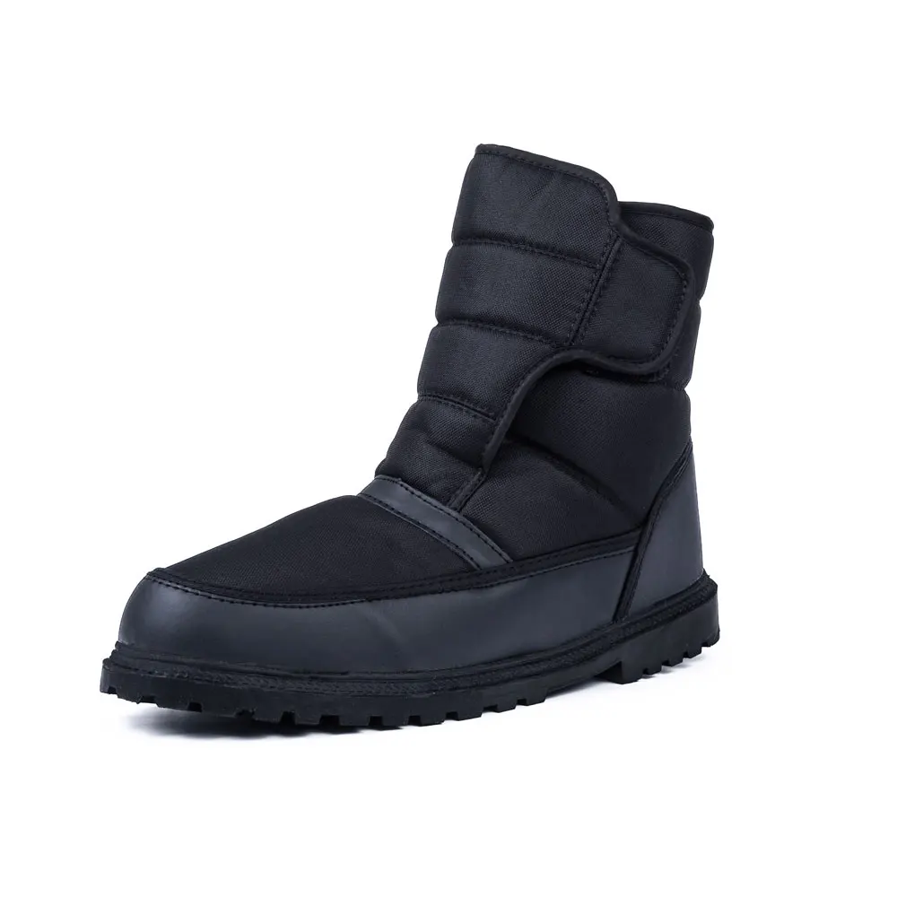 

With Anti-slip Buckle Winter Warm Boots For Men Snow Waterproof Non-slip Platform Plus Size 40-46 Shoes Snow Boots