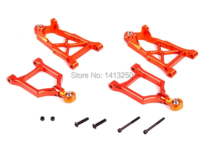 

CNC metal front suspension arm set for 1/5 ROVAN KING MOTOR HPI baja 5B 5T SS rc car gas parts