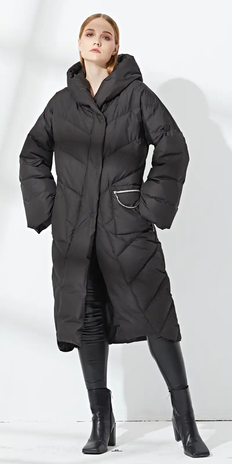 Doudoune Femme A Capuche Pour L Hiver Manteau En Duvet Ample Doudoune Longue Femme Grande Taille Eva Freedom Femmes Doudoune Marques Aliexpress