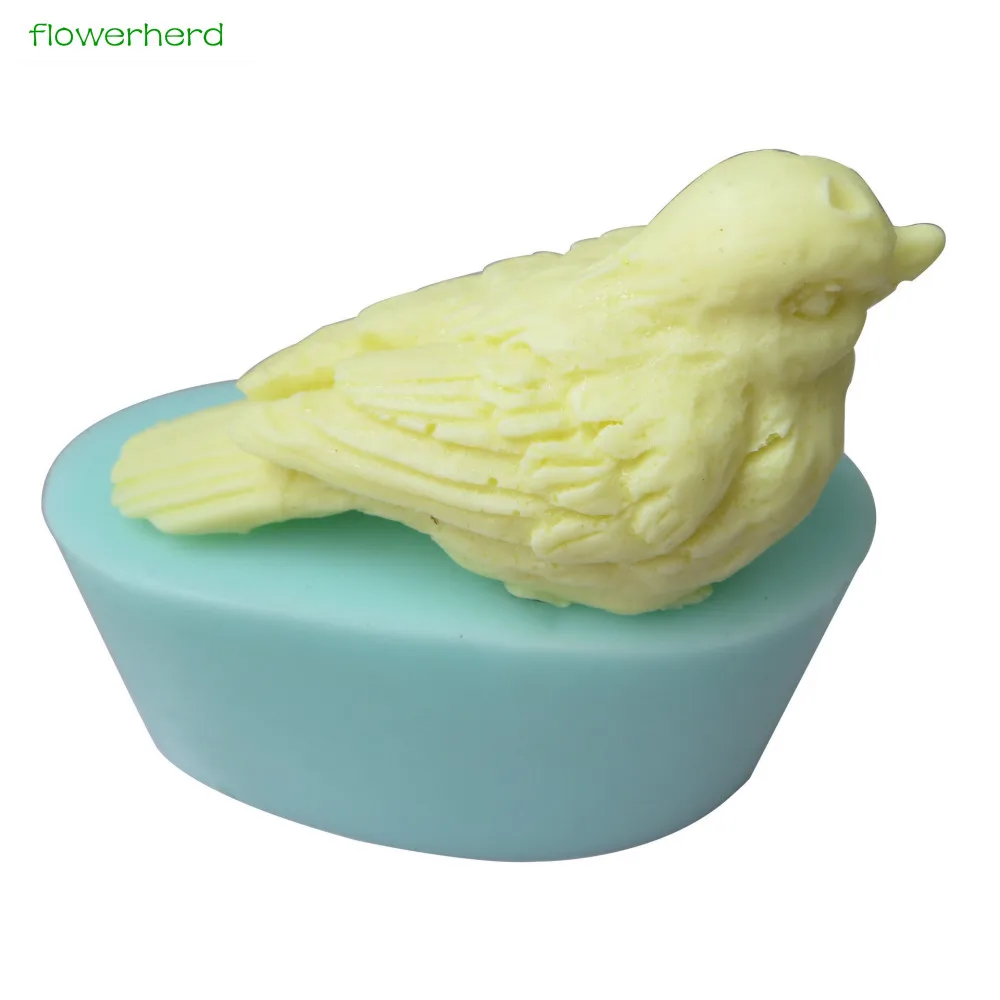 Silicone 3D Bird Soap Mold Candle Mould DIY Making Handmade Resin Crafts Decor