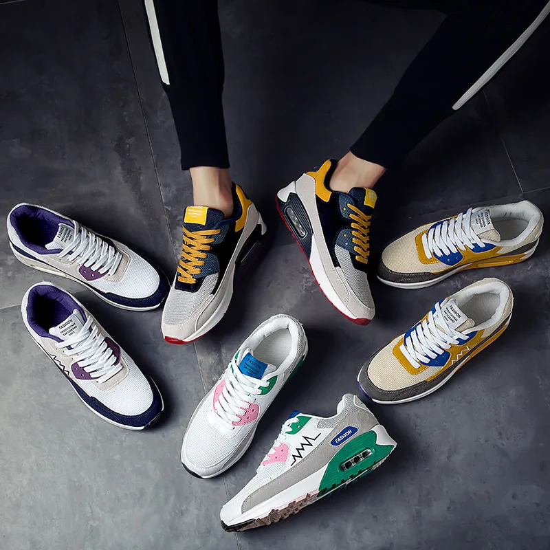 

2019 New Fashion Men's Air Cushion Shoes Men's Shoes Shock Absorber Casual Shoes