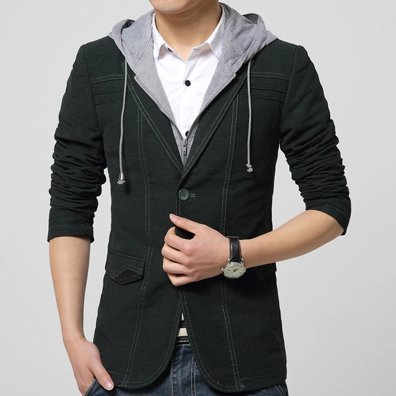 New 2015 High Quality Mens Blazer Jacket Unique Hoodies Designer