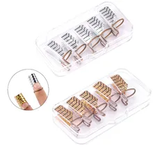 5 шт. дизайн ногтей C изогнутая форма удлинитель советы французский фольга акриловый лак гель УФ дизайн формы многоразовые металлические формы Маникюрный Инструмент