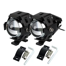 Bosmaa125W мотоциклетные светодио дный фар 12 В 3000LMW U5 мотоцикл мотоциклетные фары мото Спот Глава свет лампы DRL