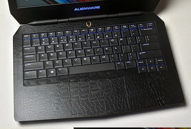 KH ноутбук из углеродного волокна кожа Наклейка кожного покрытия протектор для Alienware 17 R4 ALW17C 17," без Tobii глаз трекер