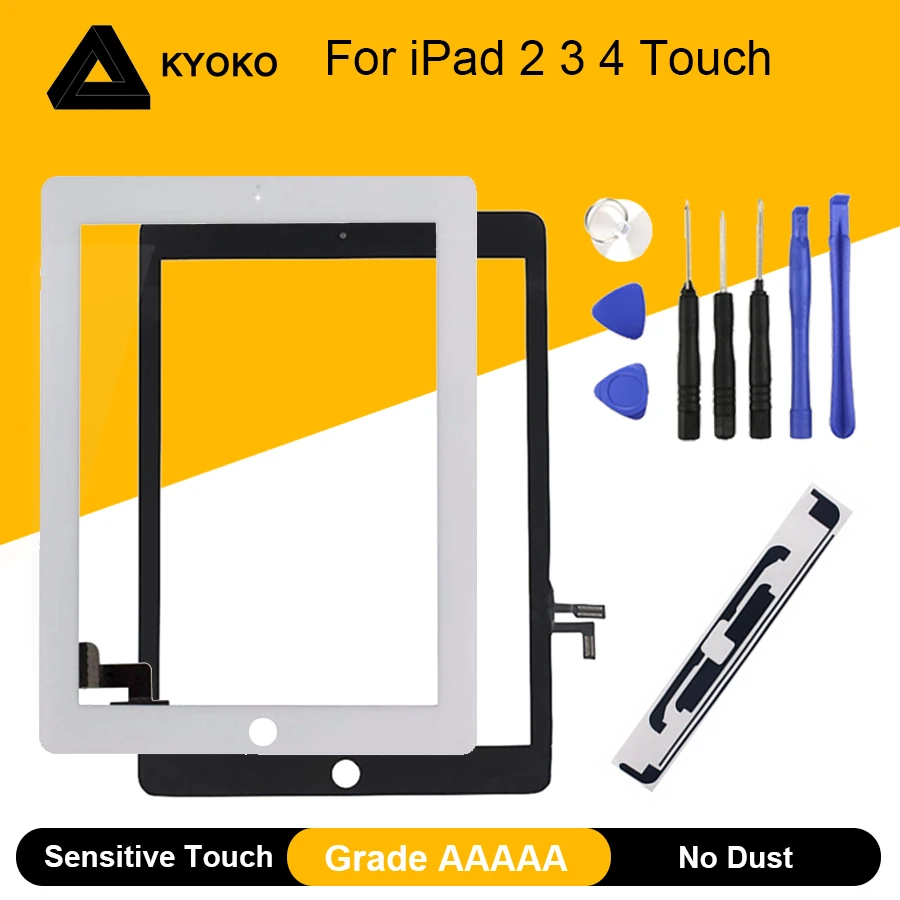 Сенсорный экран AAAAA для IPad 2 3 4 iPad3 iPad4 A1395 A1396 A1416 A1430 A1403 A1458 A1459 A1460 дигитайзер