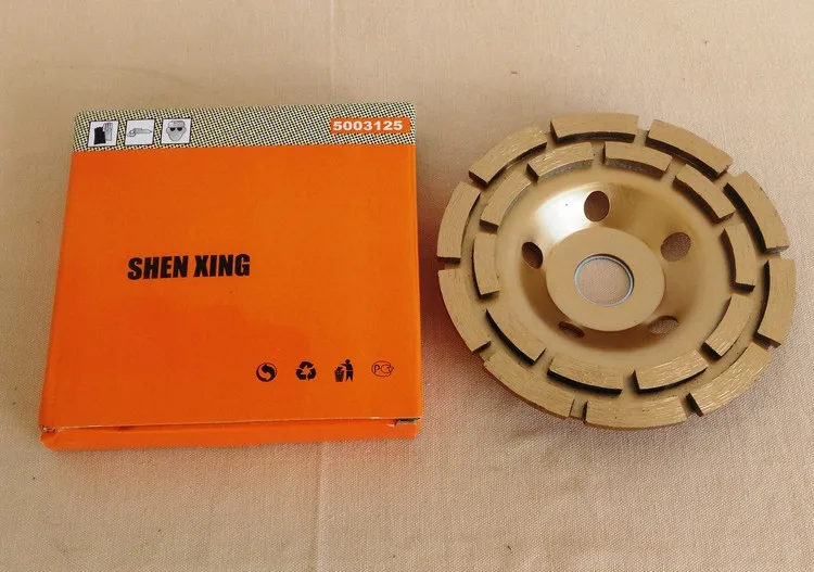 5&quot diamond grinder cup wheel 125mm grinding discs tools for concrete marble granite factory price 2 pcs/lot | Инструменты