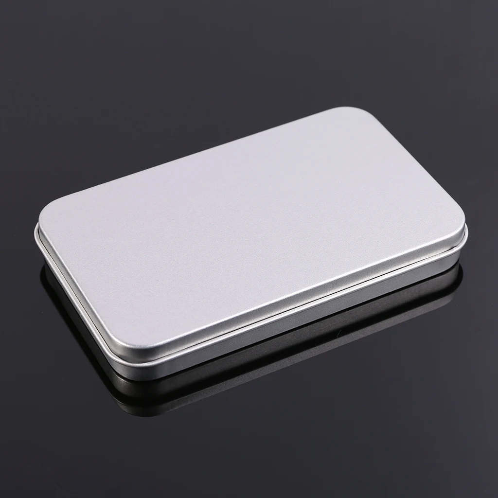 Organizer Case Small Metal Tinplate Can Storage Box For Makeup Double Eyelid Sticker Money Coin Key