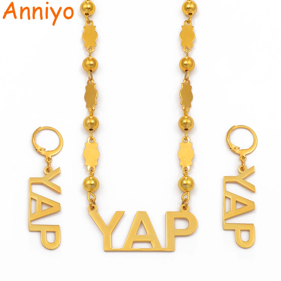Anniyoミクロネシアヤップ島ジュエリーセットボールビーズネックレス女性ゴールドカラージュエリーステンレス鋼 Jewelry Sets Aliexpress Anniyoミクロネシアヤップ島ジュエリーセットボールビーズネックレス女性ゴールドカラージュエリーステンレス鋼 Jewelry Sets Aliexpress