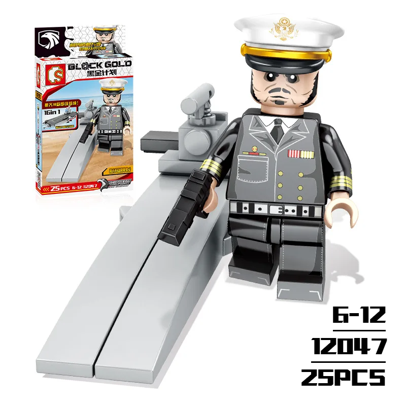 Compatible Legoings Model Building Kits Toys for Boys Military Profession Series Star Wars DIY Building Blocks Figures Mini Toy  (6)