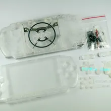 Кристалл Цвет Полный Корпуса для PSP1000 PSP2000 PSP3000 чехол Замена Пуговицы Наборы подарки