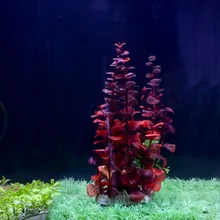 9 дюймов аквариум Растения красивые цветы пластик растущий эффект аквариумные растения искусственные декоративные рыбные растения аксессуары