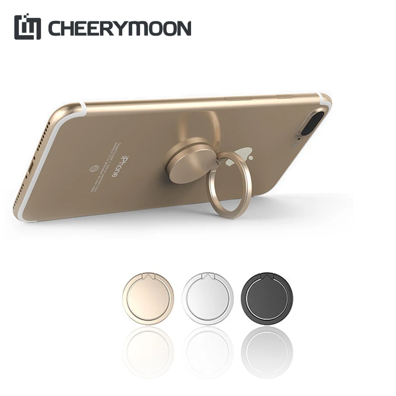 CHEERYMOON Label Holder Universal Mobile Phone Stand Metal Finger Grip For iPhone Ring IRE Samsung Bracket Free With Tracking