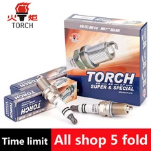 4pcs/lot China original TORCH Iridium spark plugs K6RTI-11 for BMW1(E81,E87)/BMW3(E46)BMW/5(E39)/X3(E83)/X5(E53) ,etc.