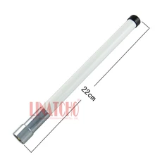 Белый NL350 144 430 МГц dual band стекловолокна короткий декоративные PL259 Разъем Автомобильная радиоантенна