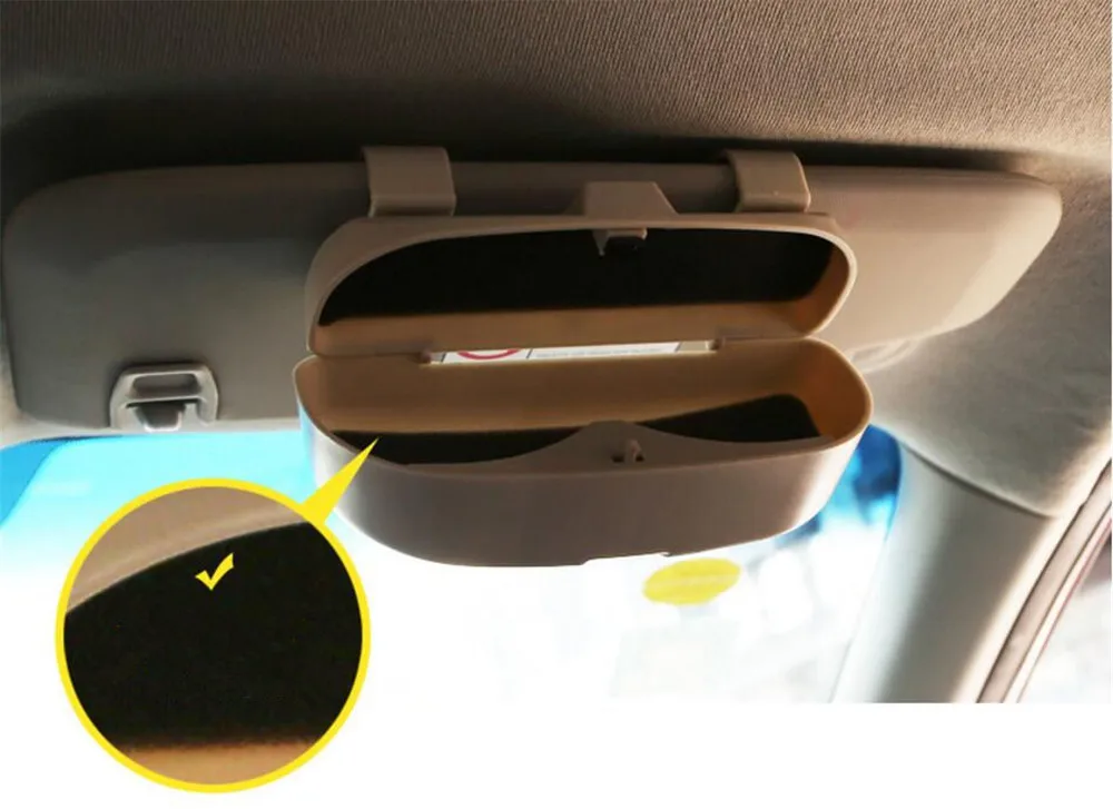 Автомобильные аксессуары солнцезащитный козырек очки коробка для Honda Brio ясность HR-V VEZEL паспорт пилот CR-Z NSX Ridgeline