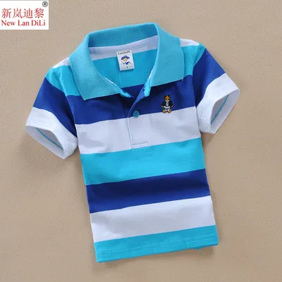 best T-Shirts Boys T Shirts Summer 2022 Kids Tops Children T Shirt For Boys Short Sleeve V-neck Striped Cotton Clothes 2 4 6 8 10 12 14 Years supreme shirt T-Shirts