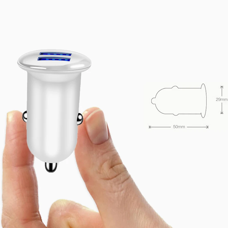 Fiuzd مصغرة المزدوج USB شاحن سيارة 3.1A 5 V العالمي الهاتف سيارة-شاحن هواتف xiaomi سامسونج S10 S9 S8 فون X 8 7 6 زائد اللوحي Fiuzd مصغرة المزدوج USB شاحن سيارة 3.1A 5 V العالمي الهاتف سيارة-شاحن هواتف xiaomi سامسونج S10 S9 S8 فون X 8 7 6 زائد اللوحي