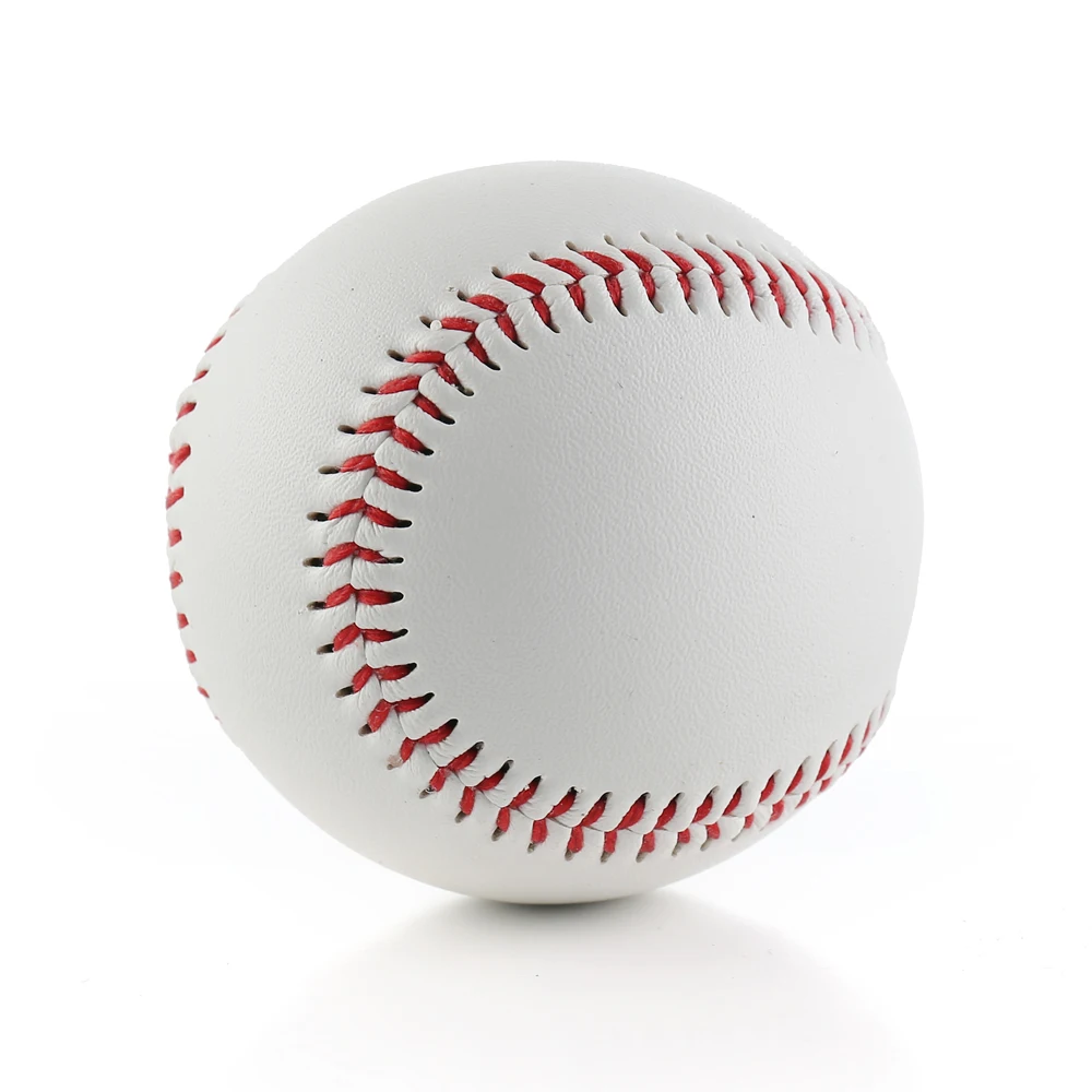 

High quality 9 Handmade Baseballs Training Ball Soft Filling Combat Rubber Inner Soft Baseball Softball Training Exercise Balls