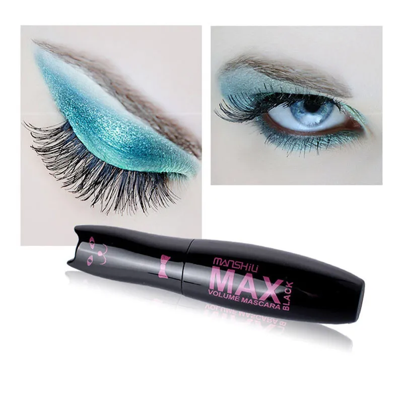 Cute Cat Max Volume Waterproof Natural Black Mascara Cosmetic Length Extension Curling Thick Eyelash |