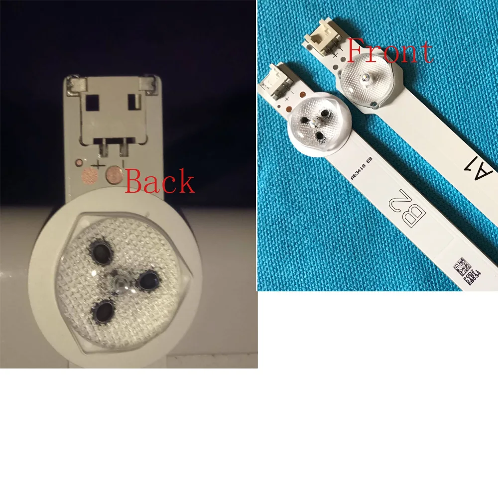 Tira de Luz de Fundo Lâmpada para lg Lc320dxe sf r5 V13 Cdms 6916l-1399a 6916l-1400a Led 7 32 tv 32ln520b 2 High Quality Computador e Escritório