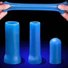 Комплект зажима пениса для увеличения пениса/экстендер/замена носилок, удобные силиконовые рукава для вакуумного расширителя чашки