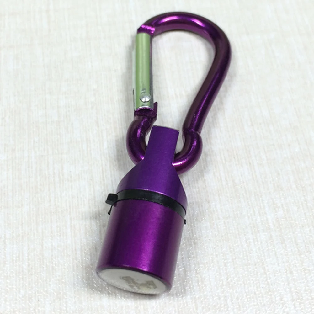 Ошейник для домашних собак, кошек, мигающий светодиодный светильник, тег, безопасный мигалка, видимость алюминия - Цвет: Purple