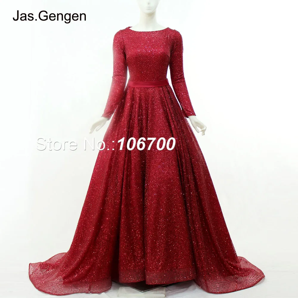 glitter fabric gown