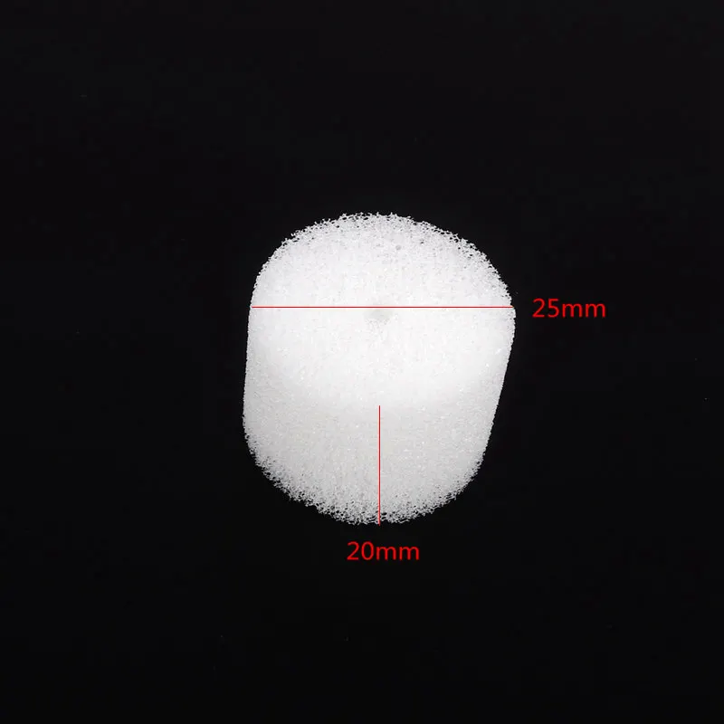 300pcs 25mm by 20mm Soilless Hydroponic Vegetables Nursery Sponge Green Thumb White Hydroponic Sponge