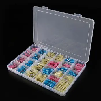 

270pcs Heat Shrink Wire Connector Kit Electrical Insulated Crimp Marine Set