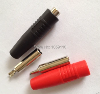 

10SET 4MM 4MM banana plug female wire banana banana plug female female red and black test leads all copper