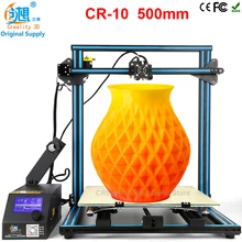 CREALITY 3D CR-10 Большой Размер 300*300*400 мм Дешевые 3D Принтер DIY Kit С Алюминиевый С Подогревом + боросиликатное Стекло Плиты + 200 г нити
