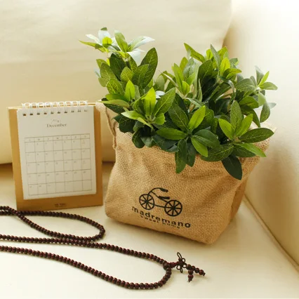 

2016 New Arrival Spot Supply Environmental Jute Sundry Receive Basket/receive Bag Creative Home Hit 0066